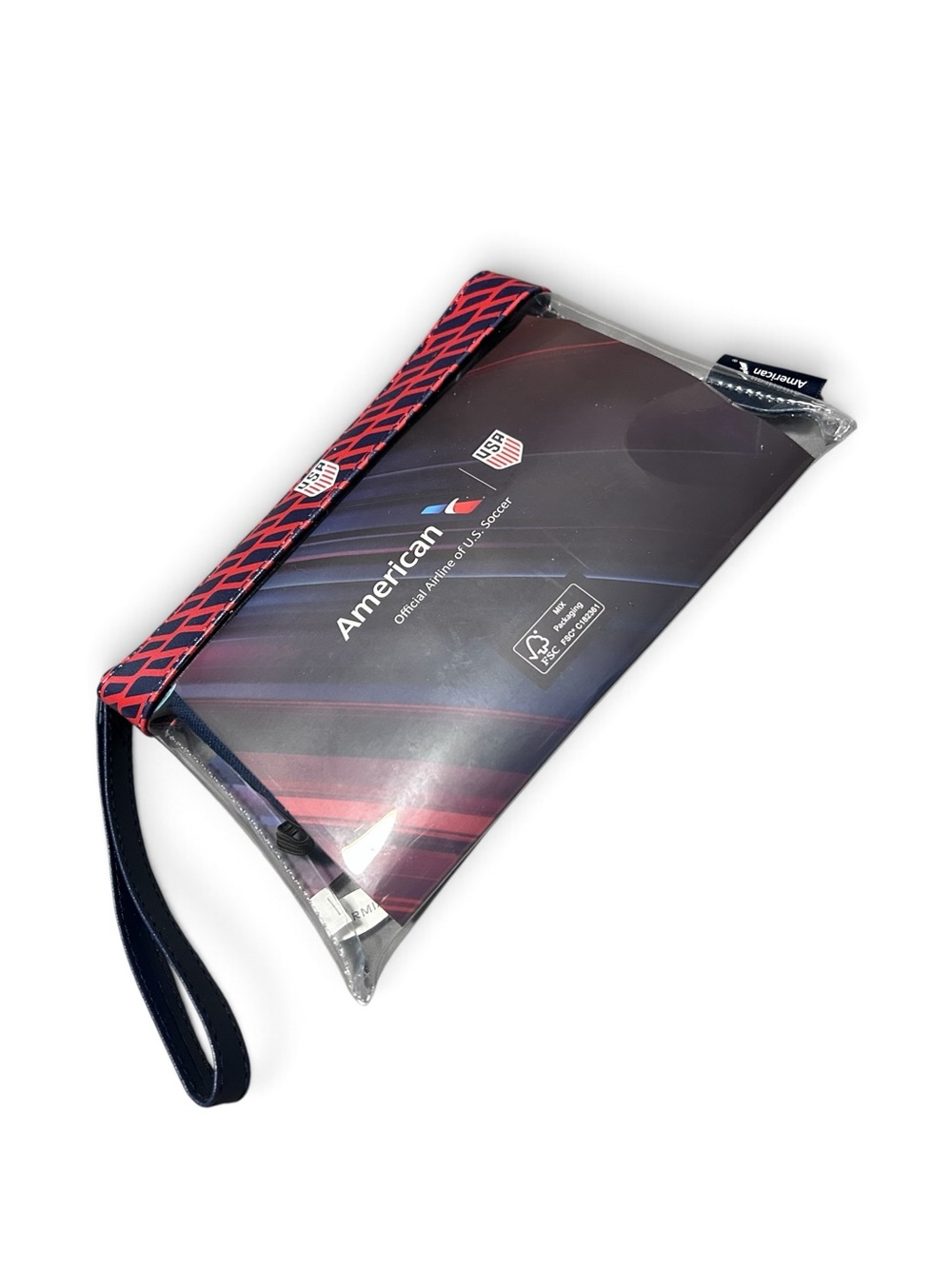 American Airlines US Soccer Amenity Kit Socks Sleeping Mask